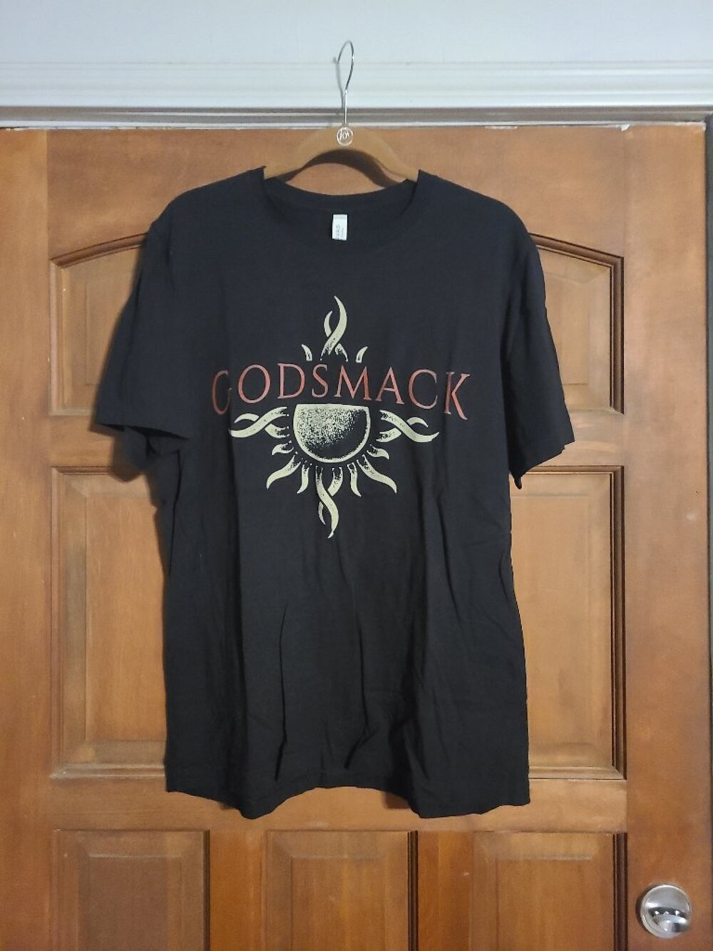 Vintage Godsmack Shirt Mens XL Black Sun Faded Grunge Rare